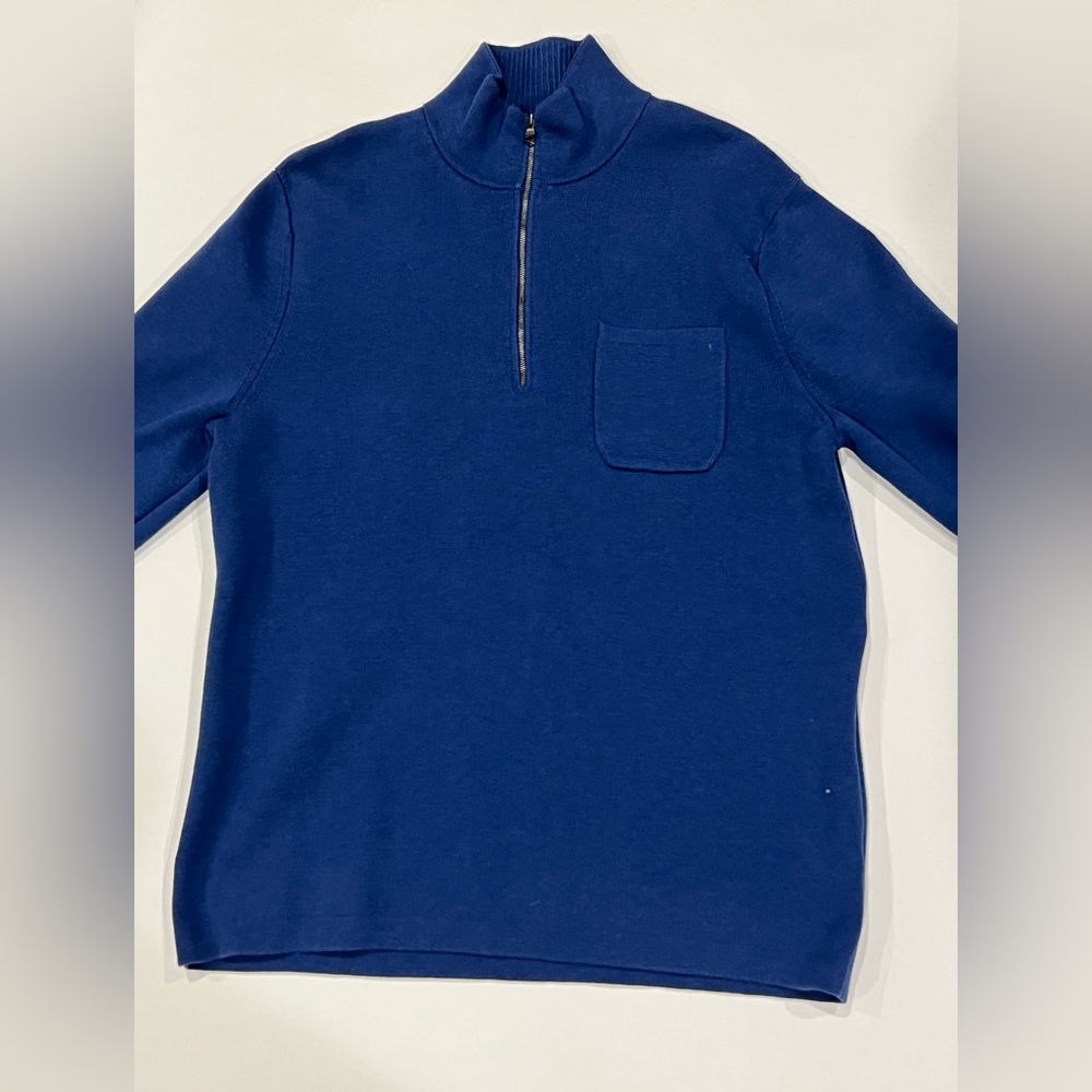 Banana republic XL 1/4 zip blue